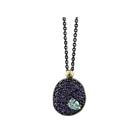 COLGANTE PLATA Y ORO BOHEMME
