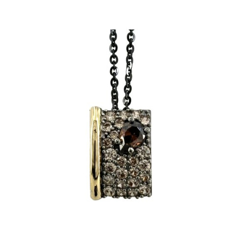 COLGANTE PLATA Y ORO BOHEMME