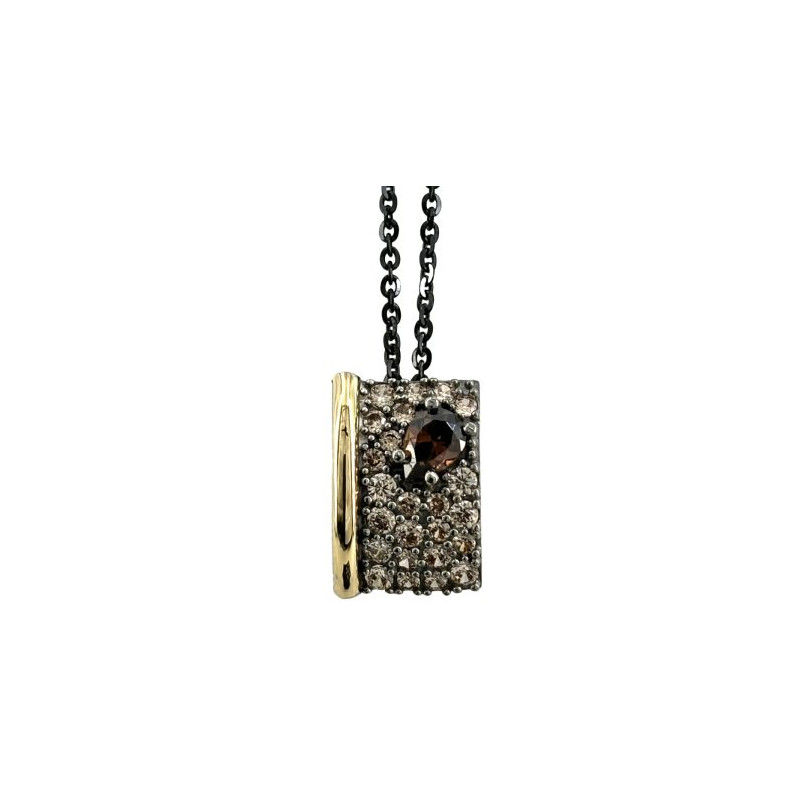 COLGANTE PLATA Y ORO BOHEMME