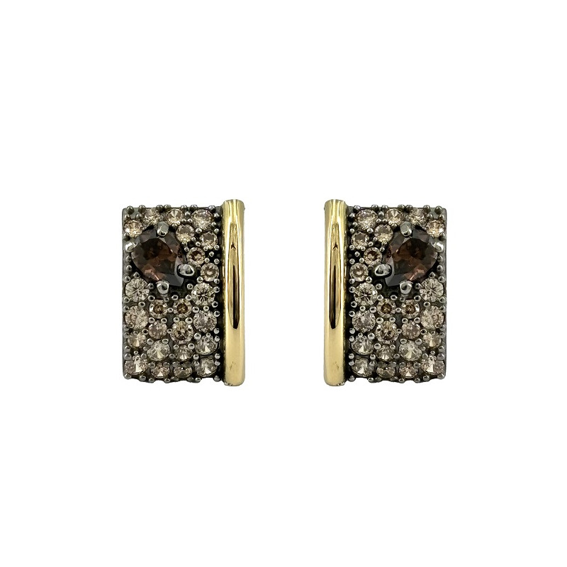 PENDIENTES PLATA Y ORO BOHEMME
