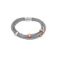 PULSERA MAXI MALLAS ACERO