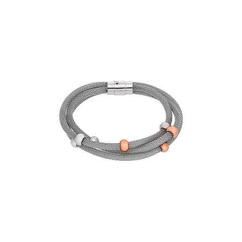 PULSERA MAXI MALLAS ACERO